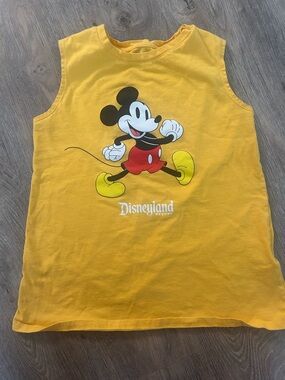Disney Yellow Mickey Mouse Tank Top for Kids